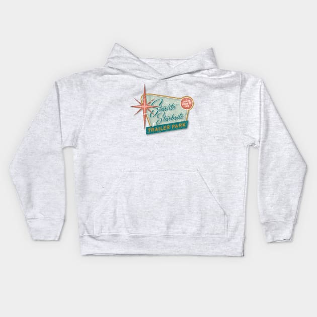 Starlite Starbrite Trailer Park Kids Hoodie by MindsparkCreative